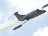 BA Disp_040 - Special ops Lear jet doing a low flyby at Boeing Field