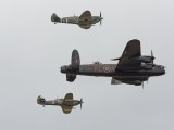 IMG_5478 - BBMF Lancaster, Spitfire and Hurricane formation