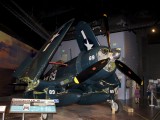 MOF_031 - Goodyear FG-1D Corsair - Commander Ralph Milleson made a water landing on Lake Washington following a non-fatal midair collision with another Corsair. The aircraft was recovered from the lake in 1983 and restored.