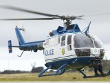 PE_068 - police chopper bringing the task team