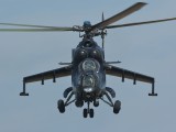 RIAT2006_058 - the front view of the meanest helicopter around, the Mi-24V Hind