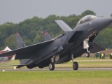 RIAT2007_084 - F15 Eagle landing - high angle