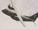 RIAT2009_140 - an Italian C-27J goes into a steep bank